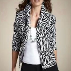 CHICO’S Zebra Print Women's Top